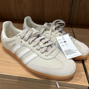 Adidas OG samba Womens 7.5 beige / aluminum